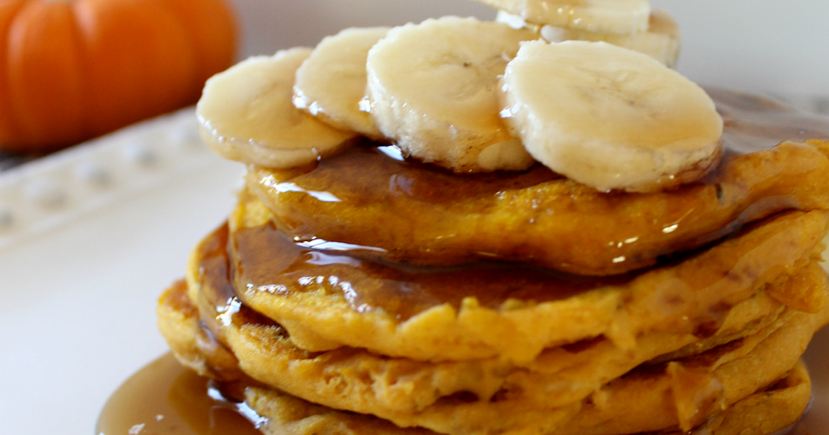 Ginger Snap Crafts Pumpkin Pancakes {recipe}