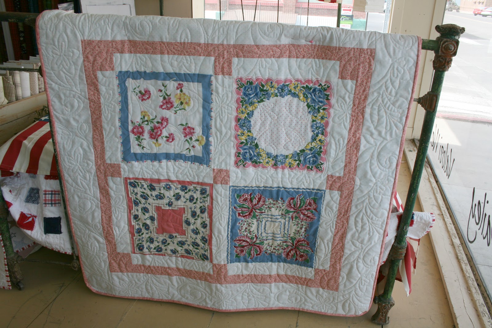 THE QUILT BARN Baby Hankie Quilt Tutorial
