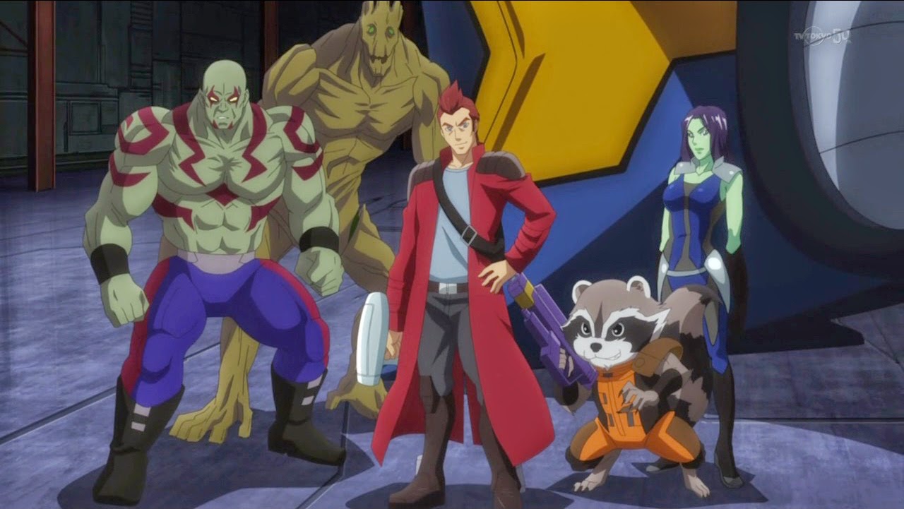 My Shiny Toy Robots: Anime REVIEW: Marvel Disk Wars: The Avengers