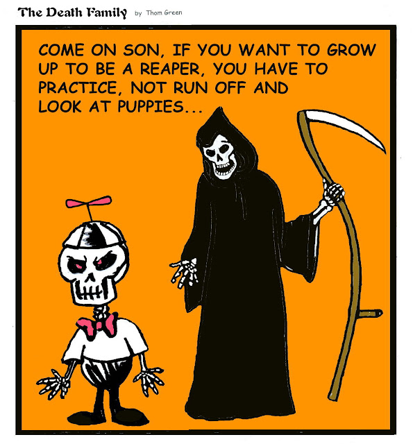 The Death Family cartoon