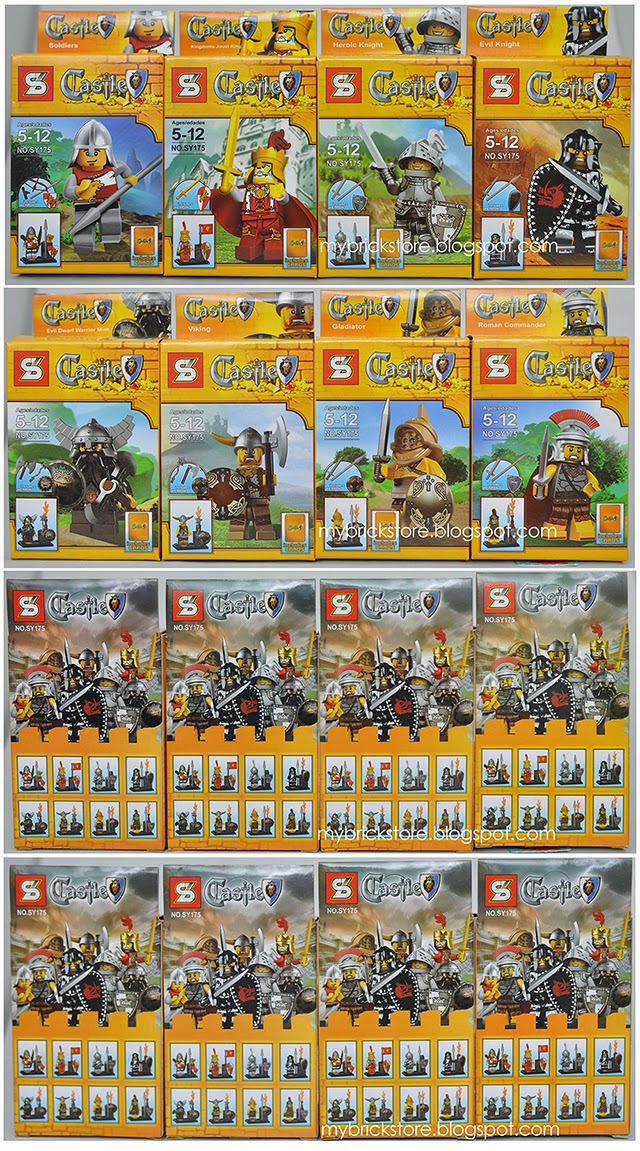 lego castle minifigures