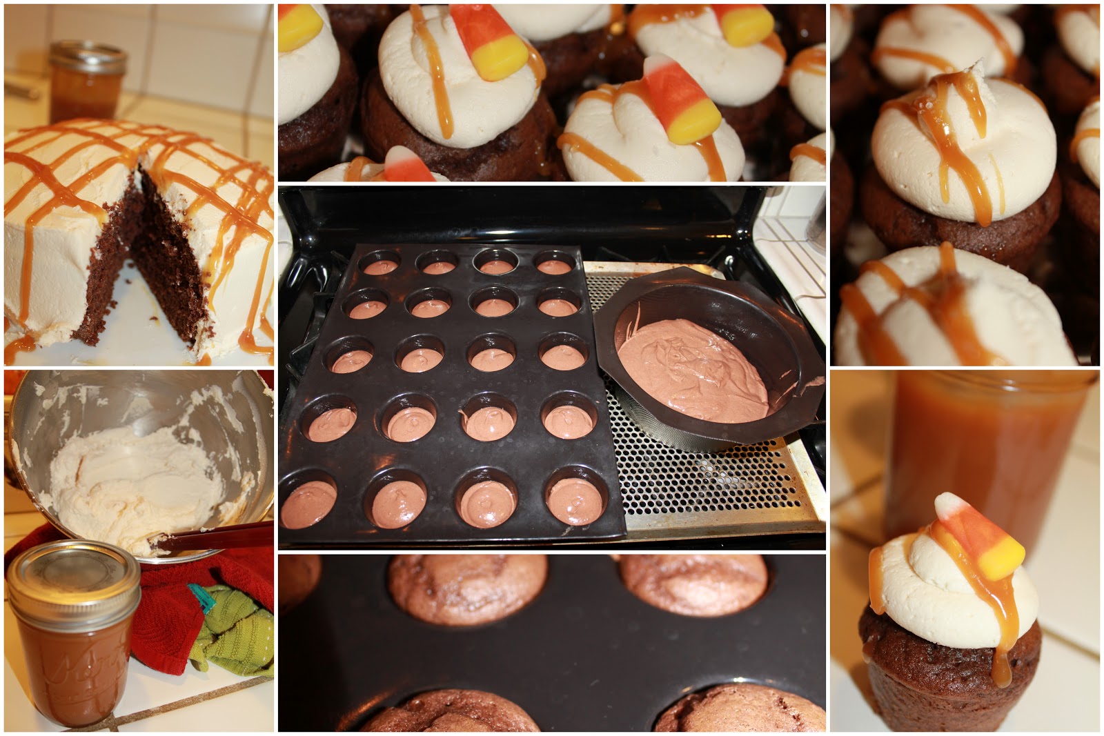 Salted Caramel Chocolate Cupcakes