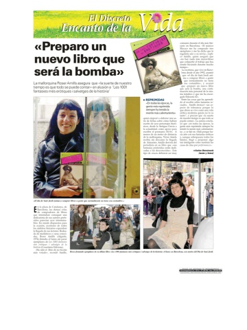 MALLORCA | 'Les 1.001 fantasies...' se presentarà a Algaida el proper diumenge 1 de juliol, a les 19,30h 1 MALLORCA | 'Les 1.001 fantasies...' se presentarà a Algaida el proper diumenge 1 de juliol, a les 19,30h - Roser Amills, escritora mallorquina