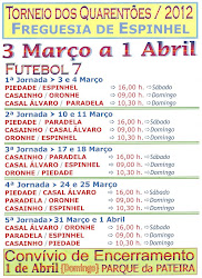 Calendário Quarentões 2012