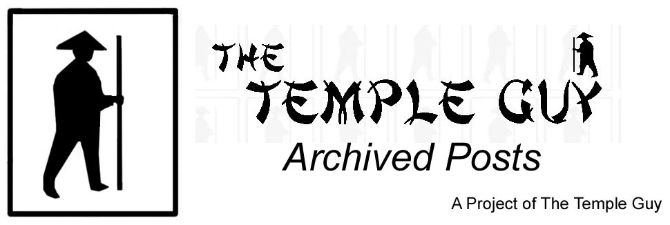 Archived Posts from the Old Temple Guy Site