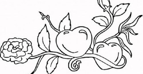 Hearts Flowers Coloring Pages For Kids >> Disney Coloring Pages