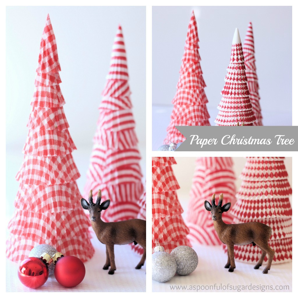 Paper Christmas Tree - A Spoonful of Sugar