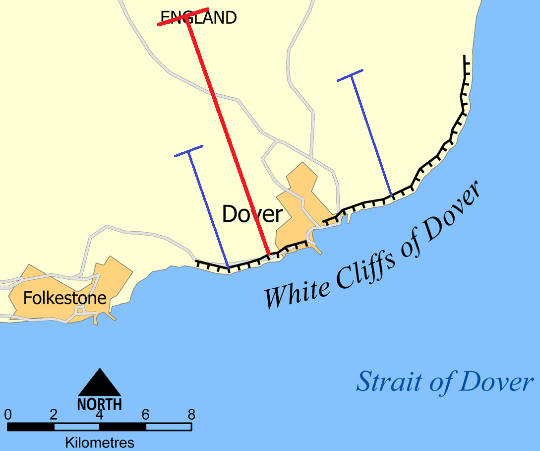 The Physical Geography of the White Cliffs of Dover and County Kent