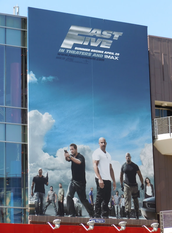 Fast Five movie billboard