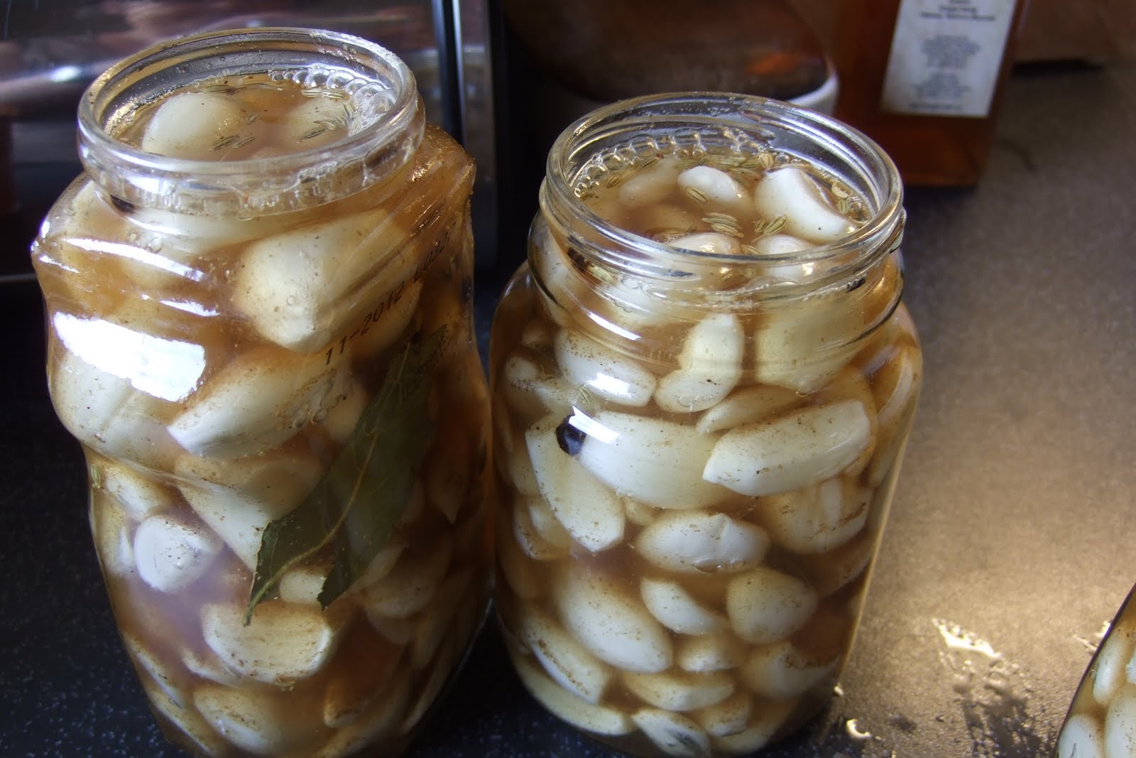 The KnitNurse Chronicles Pickled garlic