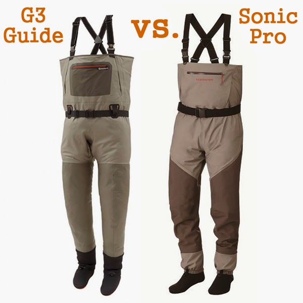Fly Shop Blog Wader Comparison G3 Guide Vs. Sonic Pro