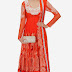 Glamorous Sarees and Long Anarkali Dresses by Varun Bahl 
