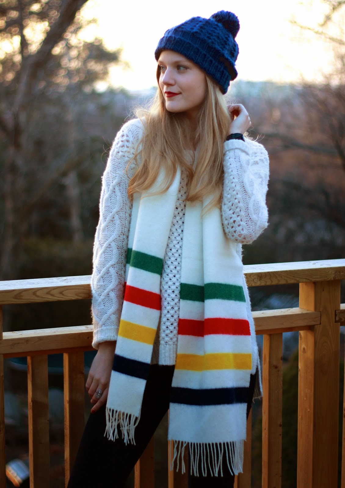Sydney Hoffman Hudson's Bay Stripe Scarf