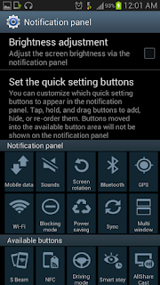 notification panel in jelly bean 4.1.2