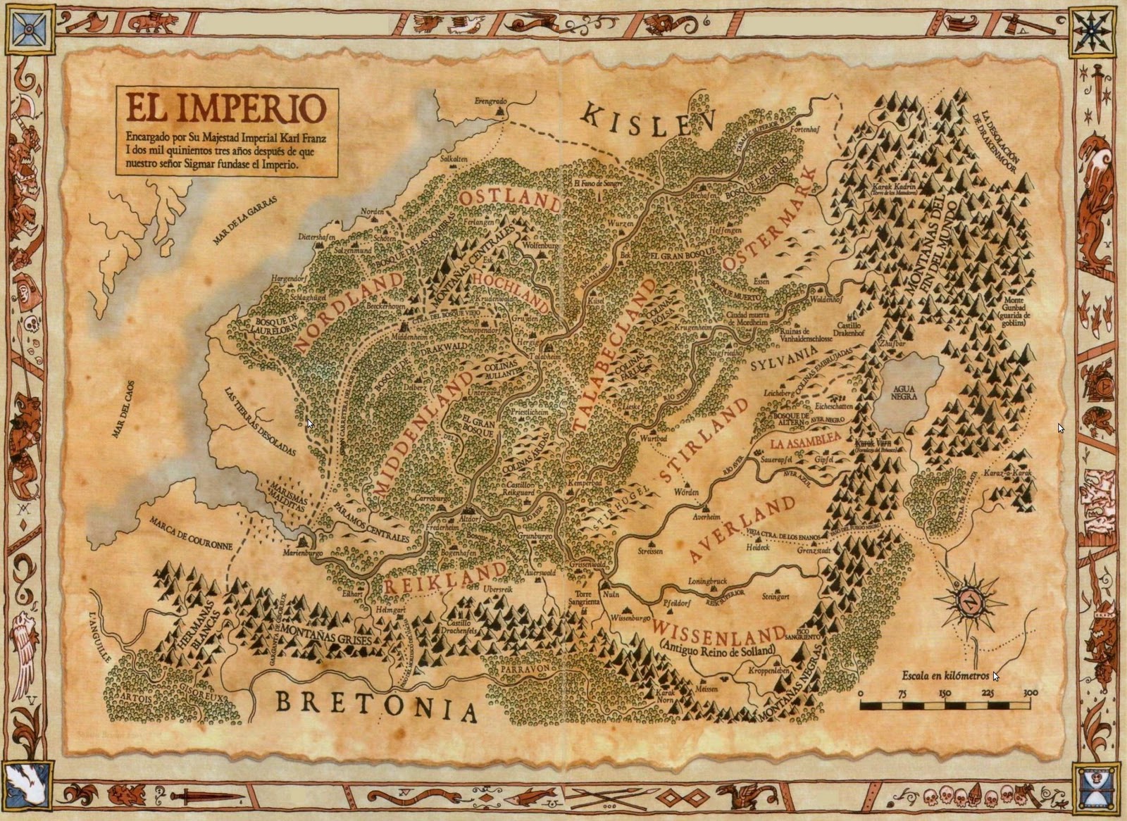 Manuscritos de Noah. Parte 1: El Imperio. Mapa+Imperio