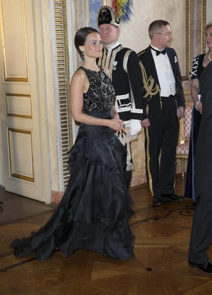 King Carl Gustaf and Queen Silvia of Sweden, Crown Princess Victoria and Prince Daniel, Prince Carl Philip's fiancée Miss Sofia Hellqvist