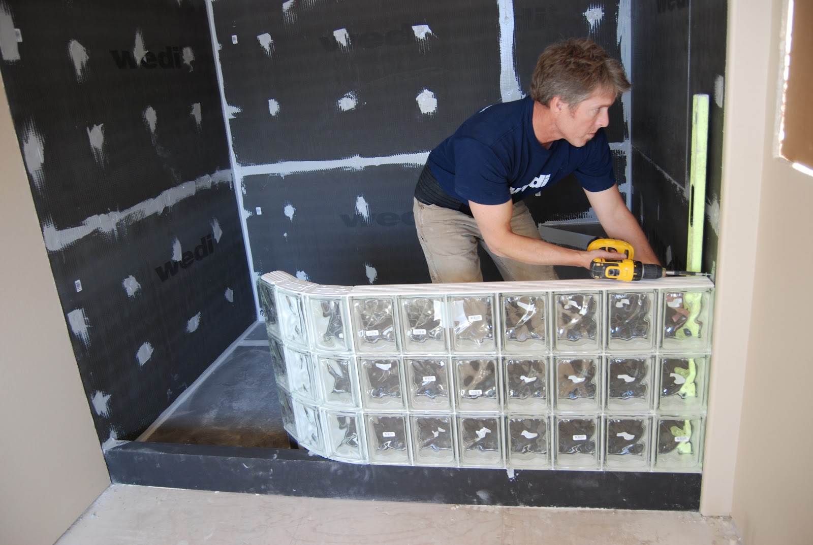 Glass Block Shower Kits Install in 4 Easy Steps! Seattle Glass Block