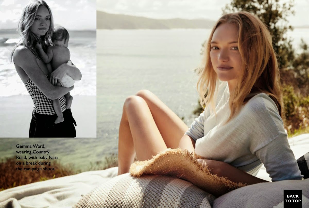 ...Australian model Gemma Ward continues to prove she's ready to step....