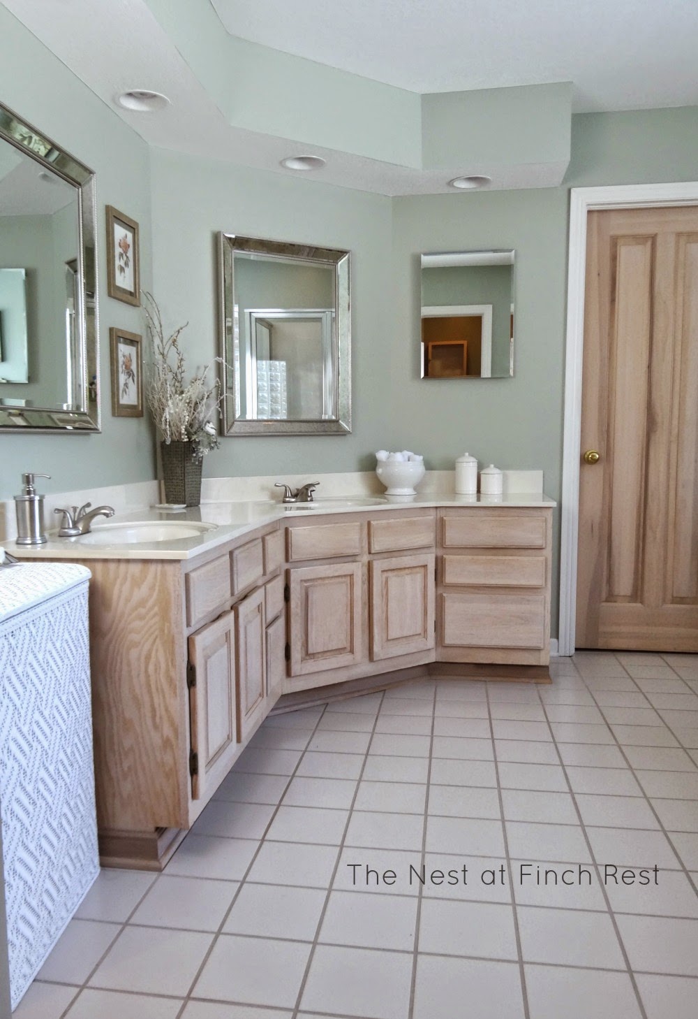 The Nest at Finch Rest New Master Bath Wall Color