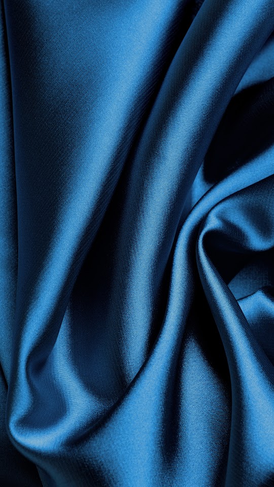 Beautiful Blue Silk Fabric Android Wallpaper