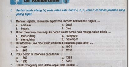 Soal dan jawaban essay tentang sepak bola 02 picture