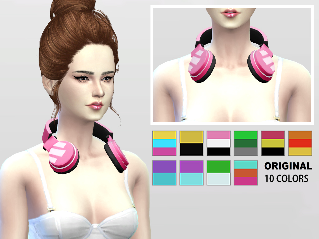 Sims 4 CC's The Best Headphone by Mckenzie Layne Sims