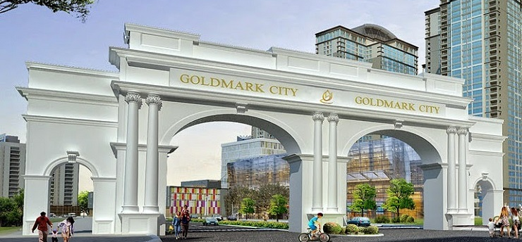 Cổng chào dự án goldmark city