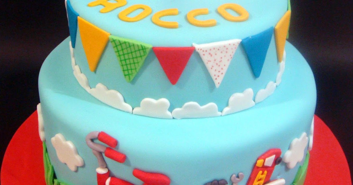 butter hearts sugar Tricycle Birthday Cake