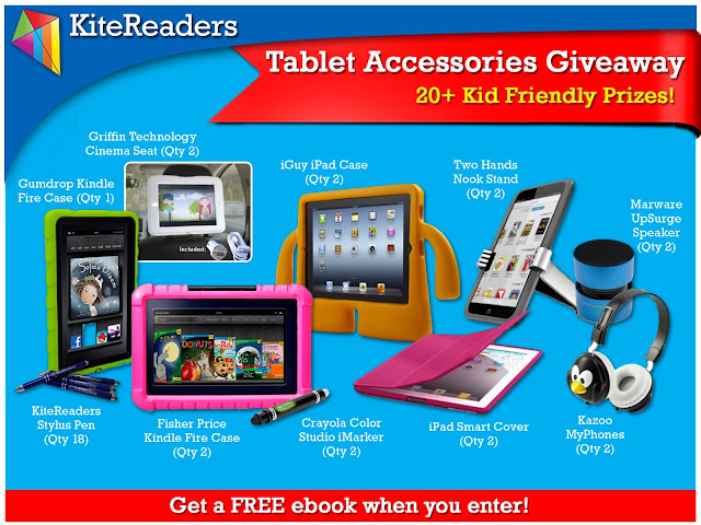 Win a Kite Readers Tablet Accessory Package at Crazylou