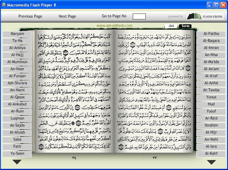 Download Quran Flash Player