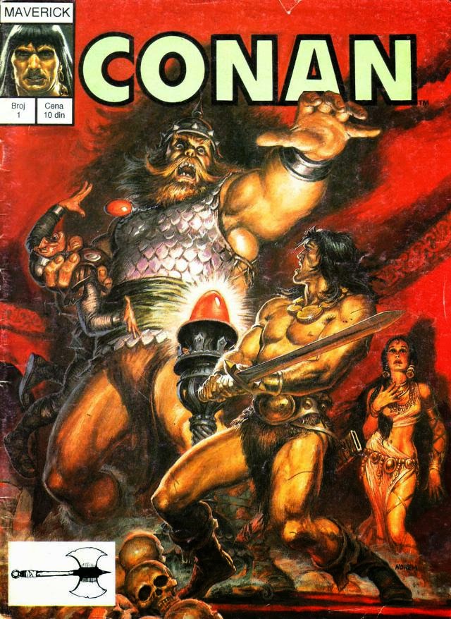 Conan Barbarian Crveno+kamenje