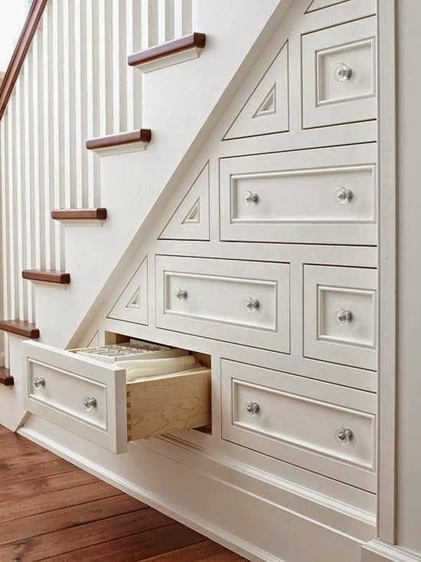 Muebles para Almacenamiento debajo de las Escaleras : Diseño y Muebles