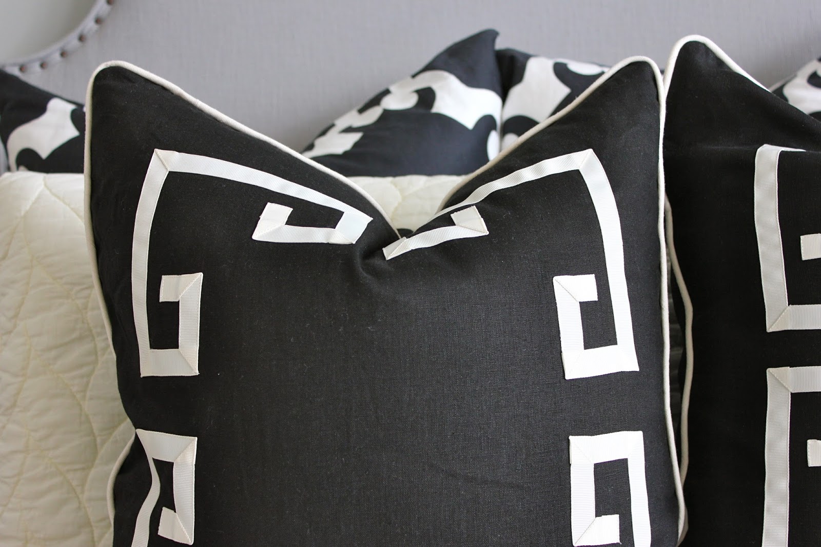 JoJo Herda CRUSH Greek Key Pillows