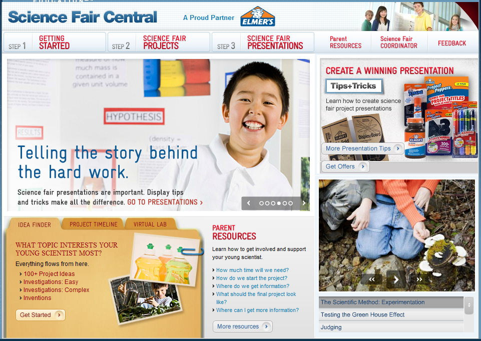 Tech Coach Science Fairs Information and Examples