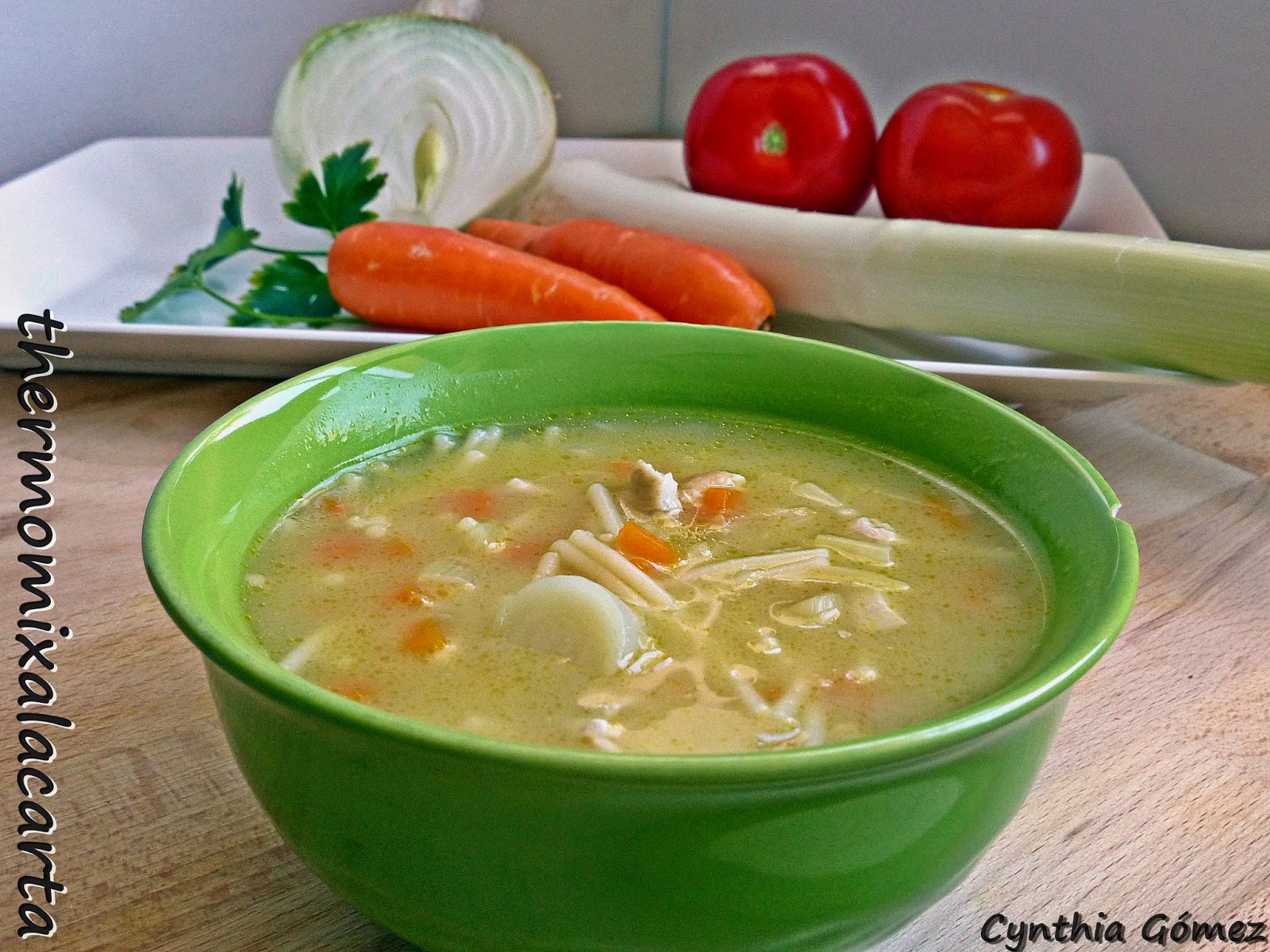 Thermomix a la Carta Sopa de Pollo