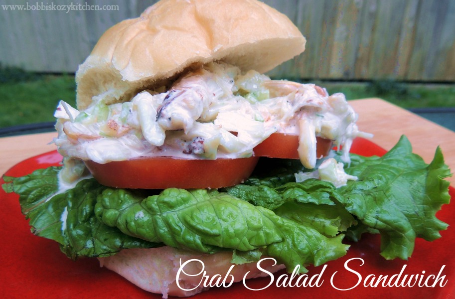 Crab Salad Sandwiches Bobbi's Kozy Kitchen