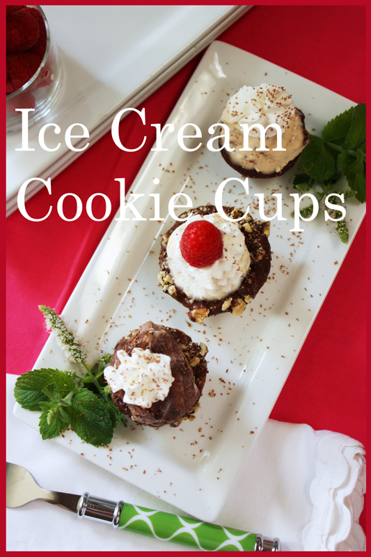MINI ICE CREAM COOKIE CUPS StoneGable