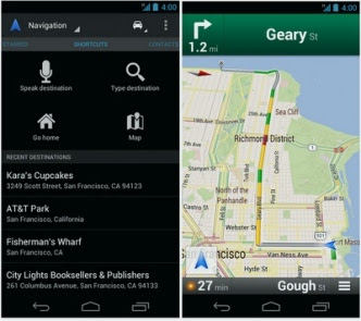 Google Maps for Android Updated with high-resolution display