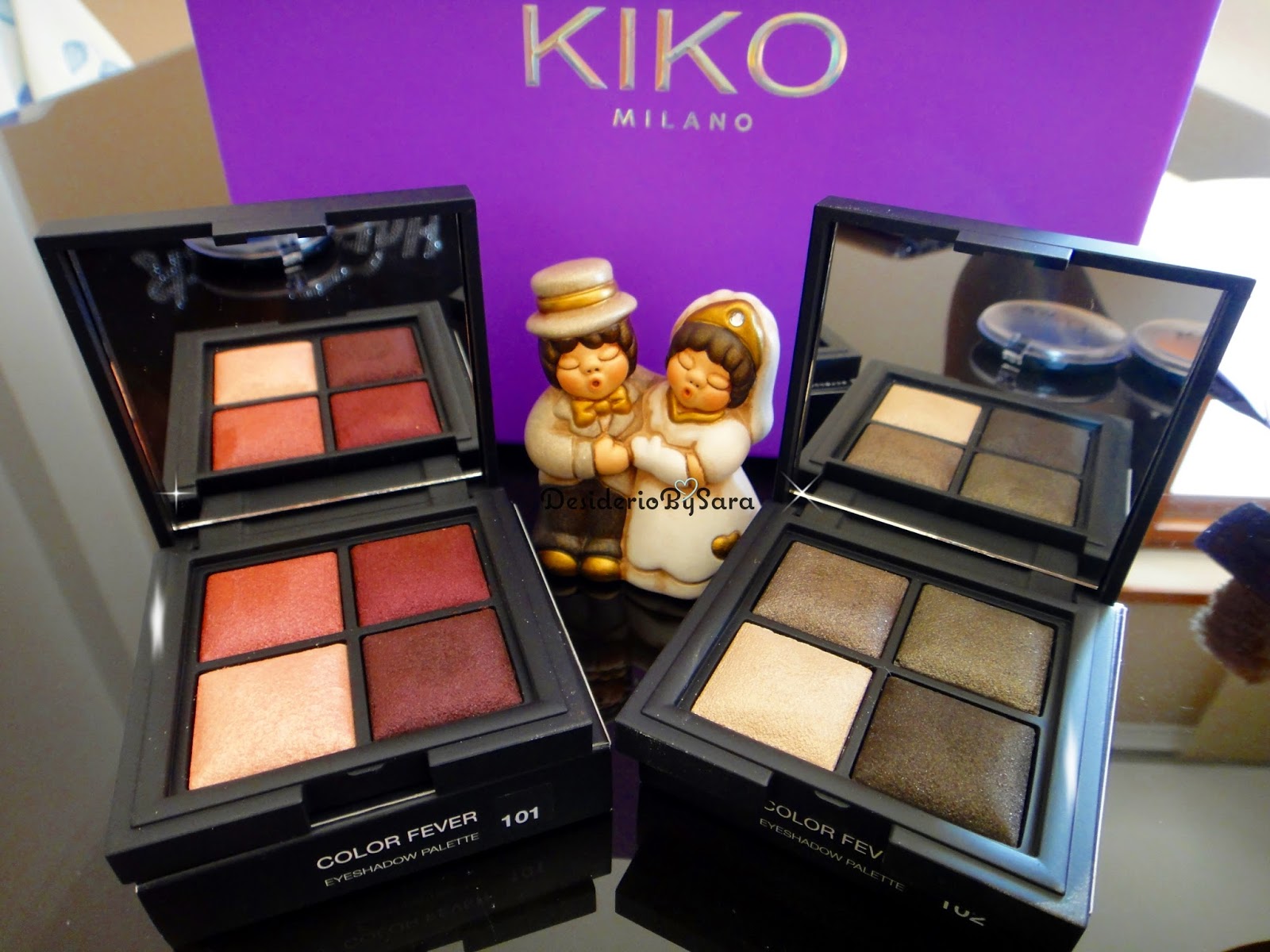 Desiderio By Sara KIKO COSMETICS Color Fever Eyeshadow Palette No.101