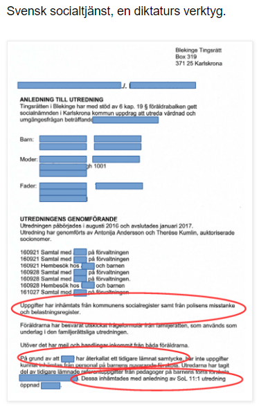 Grundlagsbrott inom svensk socialtjänst.