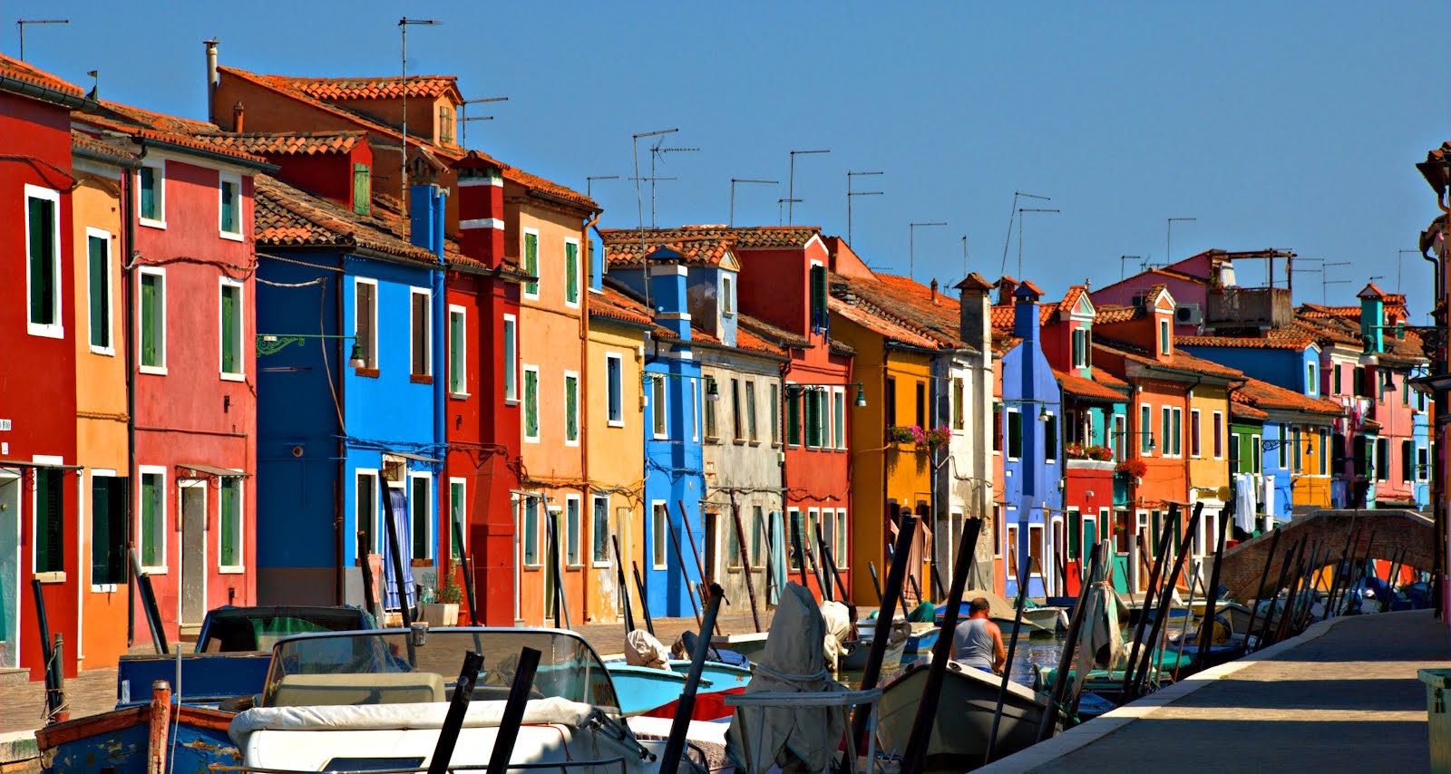 Las Mejores Fotografías del Mundo: Las casas de colores de Burano Venecia.