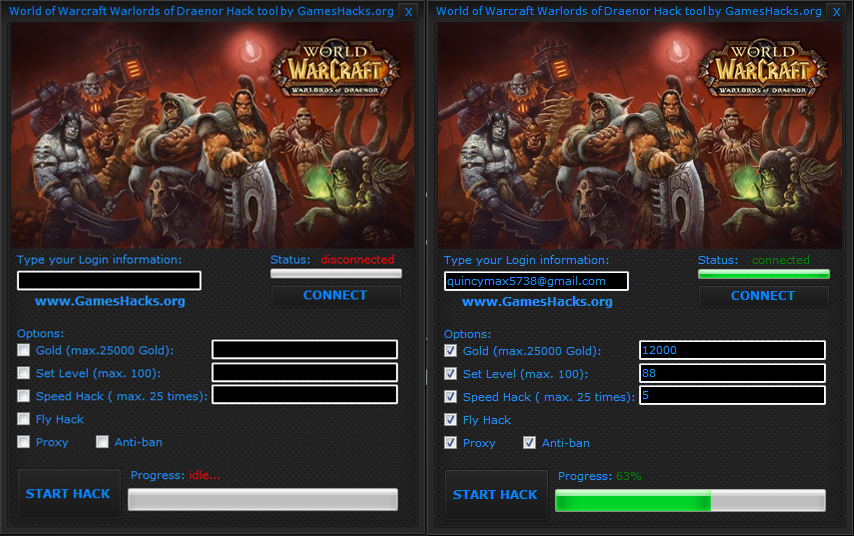 World of Warcraft hack tool free
