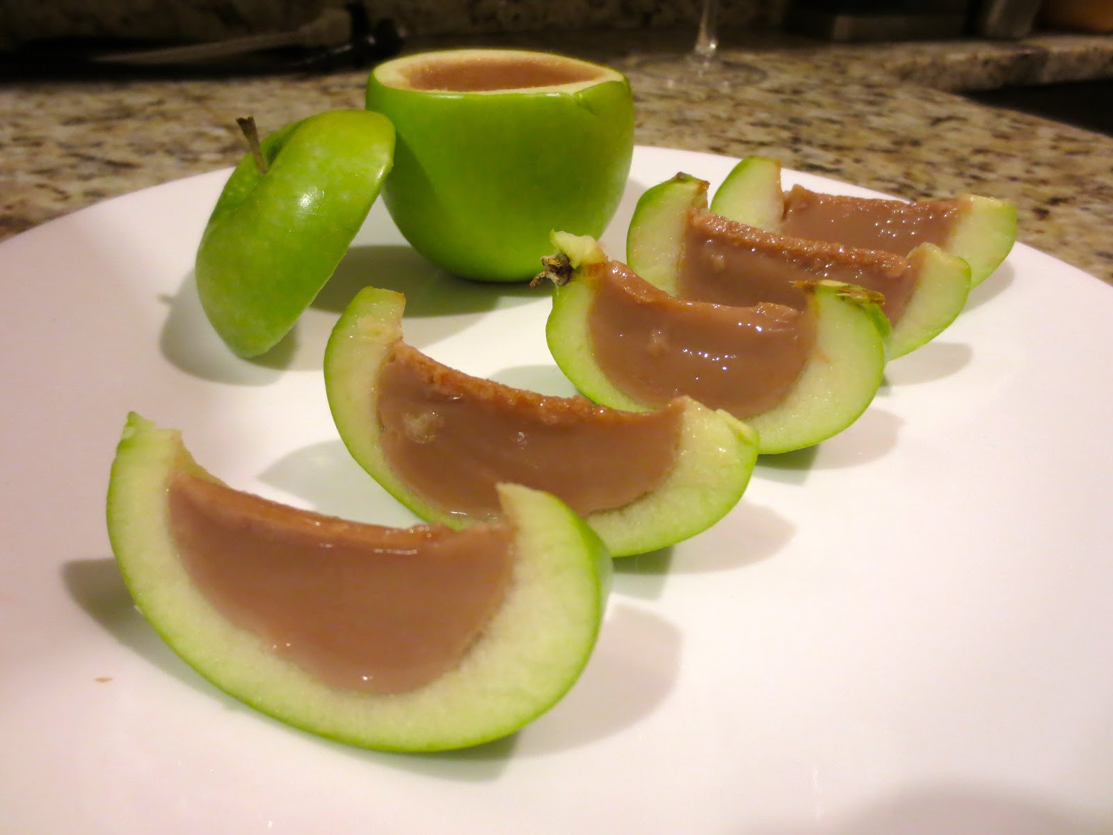 Eat with Grace Caramel Apple Jello Shots