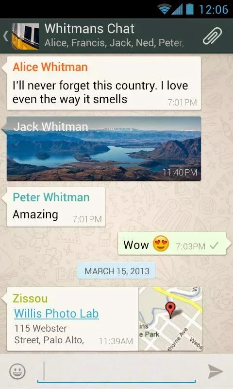 WhatsApp Messenger v2.12.74 WhatsApp Messenger v2.12.74