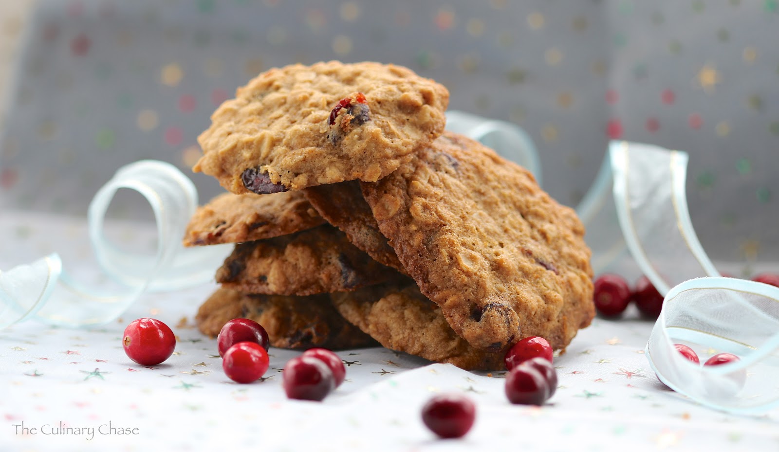 Chewy Oatmeal Cranberry Cookies The Culinary Chase