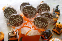 Boo Pops for Halloween chocolates 