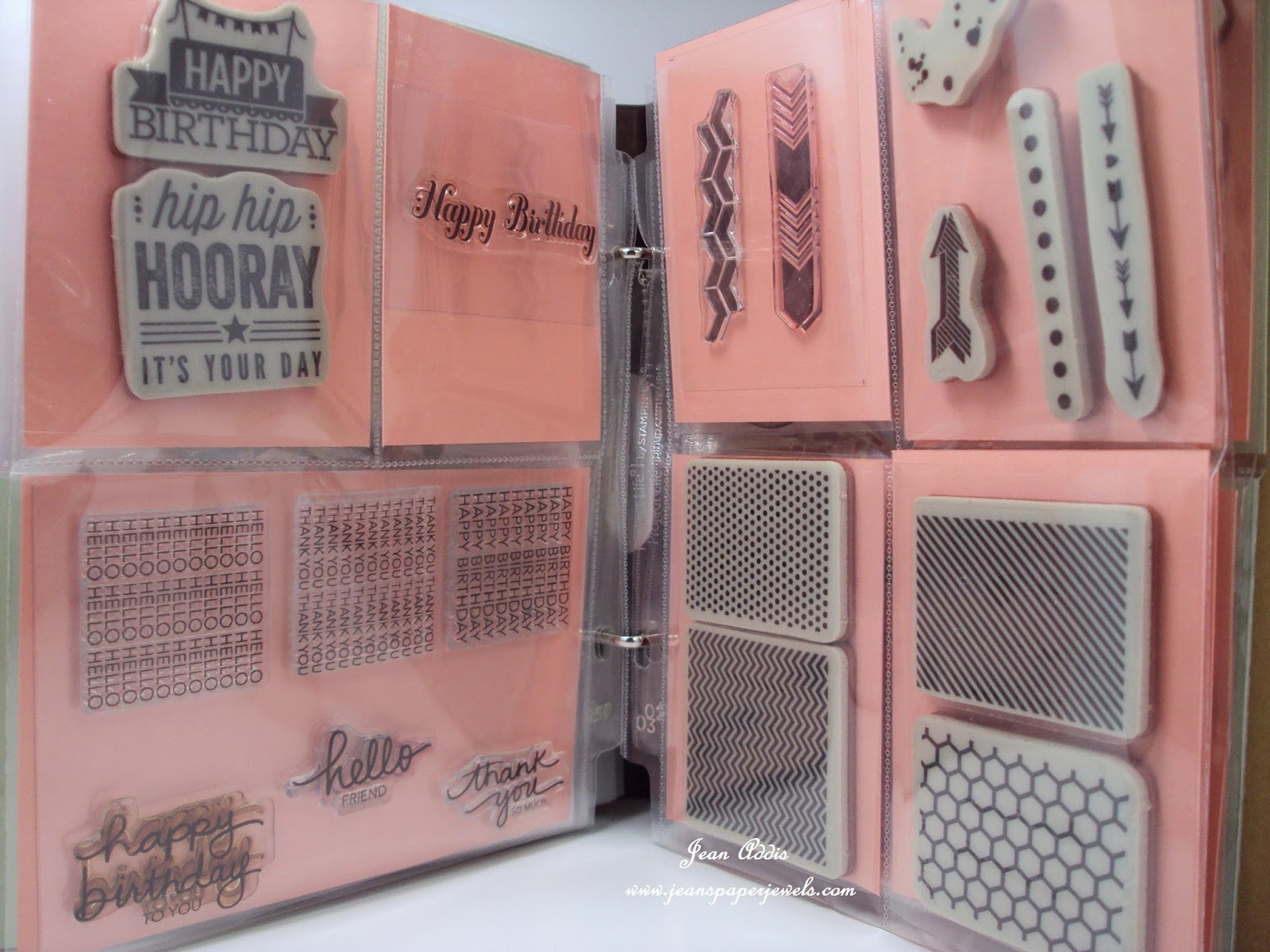 Jean's Paper Jewels Paper Pumpkin Stamp Storage