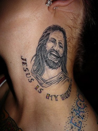 neck tattoos for girls. Celebrity Neck Tattoos. tatto