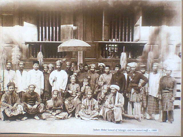 sultan abdul samad of selangor .c.1886