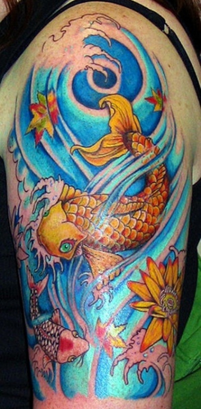 koi fish tattoo photos